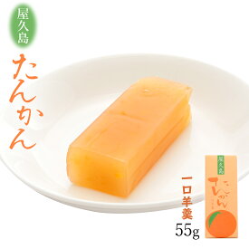 [馬場製菓] ようかん 屋久島 たんかん 一口羊羹 55g /土産/屋久島/たんかん/羊羹/ようかん/一口/一口羊羹