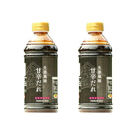 [橋本醤油] たれ 甘辛だれ 500ml × 2本 /たれ タレ 調味料 しょうが タレから 唐揚げ ソース