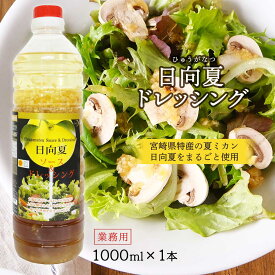 【 業務用 】 ドレッシング 日向夏ソース&ドレッシング 1000ml /宮崎 テレビ ドレッシング TV マツコ 有吉 ミツイシ