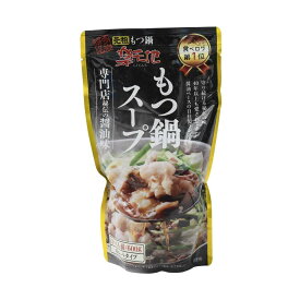 [元祖もつ鍋 楽天地] もつ鍋スープ 専門店秘伝の醤油味 ストレートタイプ 600g(3～4人前) /鍋の素 鍋のスープ 九州 福岡 博多 名物 郷土料理 行列のできる店 専門店のスープ