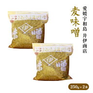 2026.2.17 マツコの知らない世界で紹介されました 味噌 井伊商店 麦味噌 250g×2袋セット /麦味噌 麦みそ…