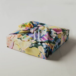 超撥水風呂敷ながれColourfulDay(平織96cm)日本製朝倉染布レイングッズエコバッグ防災周年記念品結婚式引き出物退職祝い