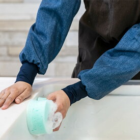 超撥水アームカバー［デニム］日本製 朝倉染布 日本製 手っ甲 蒸れない 通気性 快適 キッチンワーク ガーデニング 洗車グッズ 防寒対策 冬場対策 寒さ対策 アームウォーマー 暖かい