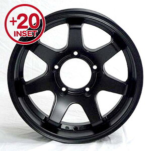 【法人宛送料無料】4本セット 16x5.5J +20 MUD-SR7 16インチ ホイール 4本セットマットブラック PCD:139.7 5H ジムニー専用 アルミホイール