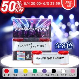 【6/6~6/9 1000円ポッキリ】銀テープミュージアム 銀テープ ケース 収納 保存 推し活 推し ライブ コンサート 銀テープホルダー 銀テ 透明 金テープ 推し活グッズ 整理 収納ケース ホルダー アイドル メンバーカラー 推し色 メンカラ グッズ M11