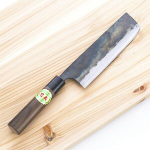 包丁 キャベツの千切りも簡単にできる 土佐の伝統工芸品 「忠義 黒打両刃菜切包丁(48mm×165mm)」 協同組合土佐刃物流通センター 高知県