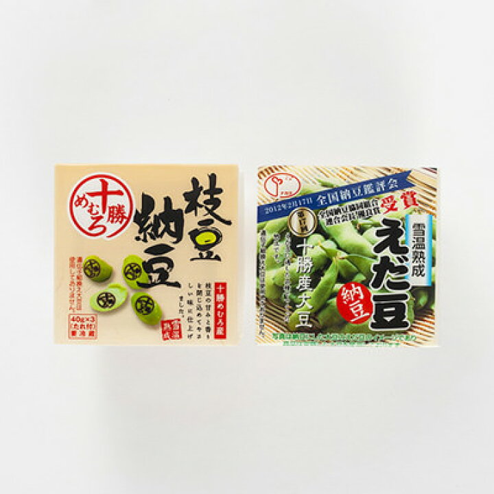 楽天市場】北海道 お取り寄せ えだ豆 納豆 食べ比べセット 十勝産 36個 