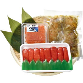 カネサン佐藤水産　魚卵松前漬セット【沖縄県・離島 配送不可】