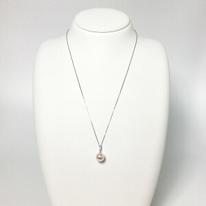 伊勢志摩産アコヤ本真珠 WGダイヤ入りスライドペンダント8.5-9.0mm ネックレス ペンダント 真珠 伊勢志摩産 ジュエリー 本真珠 ダイヤ アクセサリー