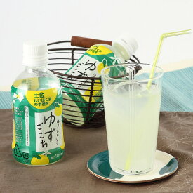 ジュース ゆずごこち 24本 セット 280ml ストレート 土佐れいほく ゆず 柚子 はちみつ 蜂蜜 柑橘 ユズ ビタミン ペットボトル さめうらフーズ 高知県