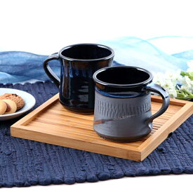 送料無料 福岡県小石原焼 ペアマグカップ