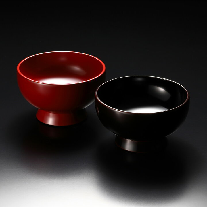 楽天市場】大椀 漆器 川連塗 2客組 セット 朱色 黒色 直径15cm 日本製 