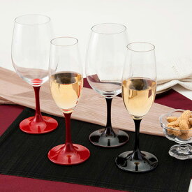 【10%割引】送料無料 ワイングラス 和の趣あふれる小粋なグラス！ JAPAN Glass（黒漆／朱漆／溜漆）各SML 山久漆工（株）