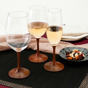 送料無料 ワイングラス 和の趣あふれる小粋なグラス! JAPAN Glass(拭き漆)SML 山久漆工(株)