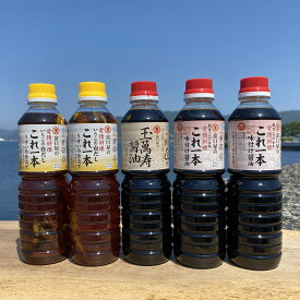 ■エントリーでポイント5倍■ 江田島のだし 調味料 5本セット 3種 詰め合わせ 醤油 万能調味料 白だし 濃口醤油 こいくち しょうゆ 本醸造しょうゆ 調味料詰め合わせ これ一本 瀬戸内 江田島 広島 濱口醤油 はまぐちしょうゆ