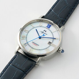 【10%割引】時計屋復刻堂 Azusa ORTHODOXY パール＆ブルー 腕時計 メンズ 機械式 時計 メンズウォッチ メンズ腕時計 自動巻き 国産