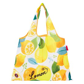 【10%割引】ショッピングバッグ Lemon エコバッグ 折りたたみ コンパクト 大容量 サブバッグ おしゃれ トートバッグ 大 かわいい 買い物バッグ マチ広 2WAY マチ コラボ ポスト投函便