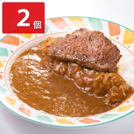 カレー専門店 ふくてい ドーンと丸ごとステーキカレー 2個セット ビーフカレー 牛肉 カレー レトルト 惣菜 レトルトカレー ステーキカレー