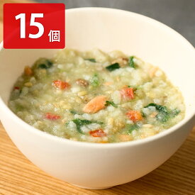 ■エントリーでポイント5倍■ 養命酒製造 くらすわ 五養粥 五行 緑 ほうれん草＆豆乳 15個 おかゆ フリーズドライ 乾燥かゆ お湯を注ぐだけ ご飯もの 即席 お粥 簡単調理 和漢素材