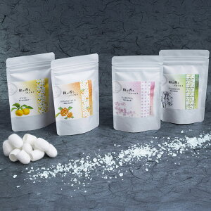 和が香るバスソルト 桜 ゆず キンモクセイ 竹 4種セット WAKAPLUS ワカプラス 入浴剤 バス用品 バスグッズ 海塩 国産原料使用【沖縄県・離島 配送不可】