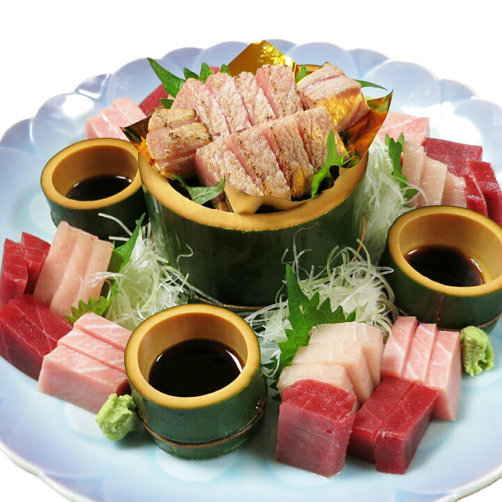 楽天市場】豊洲の宮商 本マグロセットA 3種計(約)1.1kg 大トロ 中トロ 