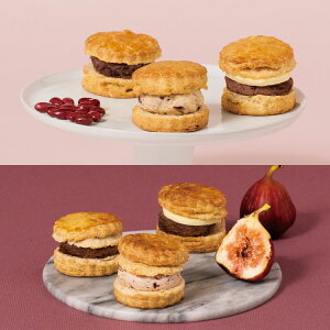 あんバター スコーンサンド ギフトBOX 小豆3種 無花果3種 計6個 ひとり であい わかれ スイーツ 焼菓子 詰め合わせ 洋菓子 お取り寄せスイーツ