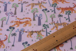 �y���o�e�B�E�t�@�u���b�N�X�z�@�C�^���A��/Tana LawnR�i�^�i���[���j2023/AW �uLIBERTY ANIMALS�vTigers Touring(�^�C�K�[�X�E�c�A�����O)363J7304-B