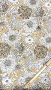 【リバティ・ファブリックス】日本製/「2025S/S」Eastbourne Lawn(イーストボーンローン)Swim Dunclare (スイム・ダンクレア) 12-5672151S-Y (ベージュ)