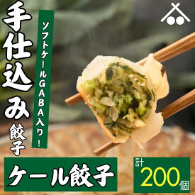 【送料無料】ソフト ケール GABA 使用! ケール 餃子 200個 (20個入×10箱)| 浜松餃子 ぎょうざ 惣菜 セット 点心 中華 おかず おつまみ ギョウザ ギョーザ 冷凍 冷凍餃子 冷凍生餃子 国産 お取り寄せ 焼餃子 焼き餃子 水餃子 揚げ餃子