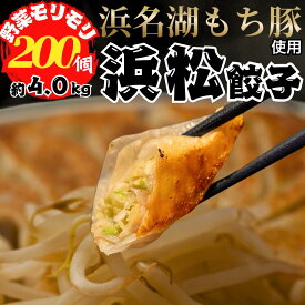 【本場・浜松直送】浜松餃子200個｜国産豚×国産野菜｜本店の味を冷凍直送｜焼き餃子・水餃子・揚げ餃子対応｜送料無料｜お取り寄せ人気　ご当地グルメ