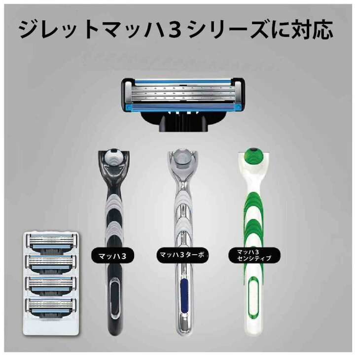 楽天市場】ジレット マッハシン3 Gillette Mach3 3枚刃 シンスリー 
