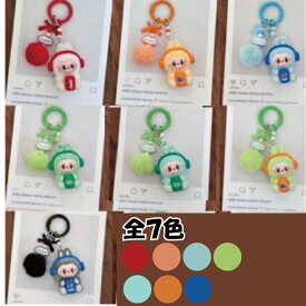 キーホルダー 座り かわいい キャラクター バッグチャーム ラブブ 用 ケース LABUBU 用 入れ物 らぶぶ キャラクター プレゼント 韓国風 キーリング おしゃれ ぬいぐるみ 系 キーホルダー 送料無料