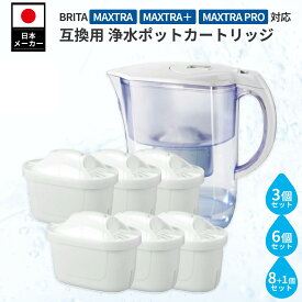 浄水器用カートリッジ ブリタ 互換 MAXTRA MAXTRA+ 1年分 2年分 3年分 新旧型ポート対応 3個セット 6個セット 8＋1個セット 9個 マクストラ マクストラプラス マクストラプロ グラスジャグ スタイルエコ スタイル リクエリ マレーラ アルーナ フロー