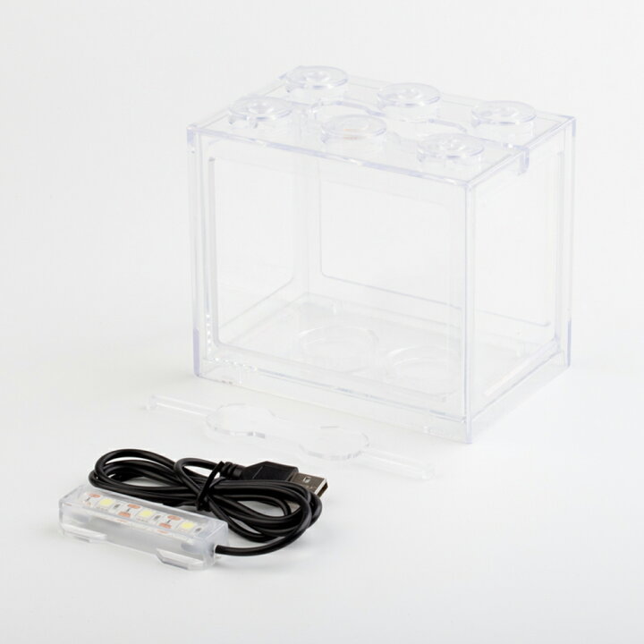 楽天市場 ブロック水槽 セグレゴブロック Seglego Mサイズ Ledライト 金魚鉢 アクアリウム 日本正規品 Heimerdinger Heimerdinger Japan