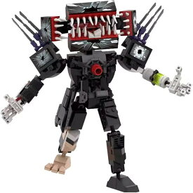 スキビディトイレシリーズ ブロック 新Skibidi Toilet ブロック おもちゃ 趣味 ロボット ブロック コレクション品 アニメ レゴ互換品 プレゼント クリスマス 誕生日 子供に人気 男子 女子 大人 (変異タイタンテレビマン) [並行輸入品]