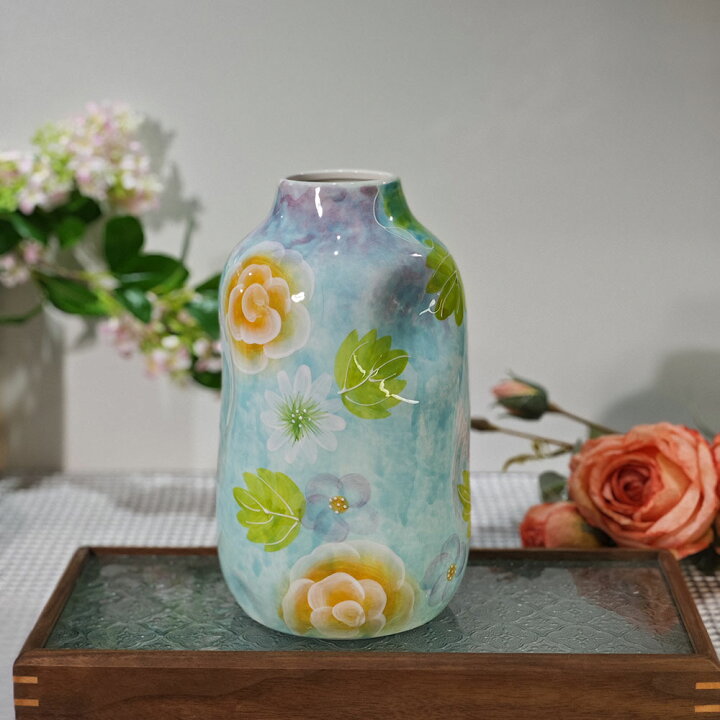 楽天市場】【15周年お客様感謝】花瓶 花びん 磁器製 おしゃれ フラワー 