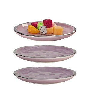 食器 おしゃれ 取り皿 丸皿 3枚セット 陶器 食器 前菜皿 15cm セラミック パステル色 食洗機 電子レンジ対応 ケーキ皿 中皿 プレート