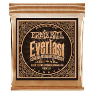A[j[{[ ARM 2544 Medium ~fBA R[eBO Everlast Coated Phosphor Bronze 13-56 Q[W ERNIEBALL