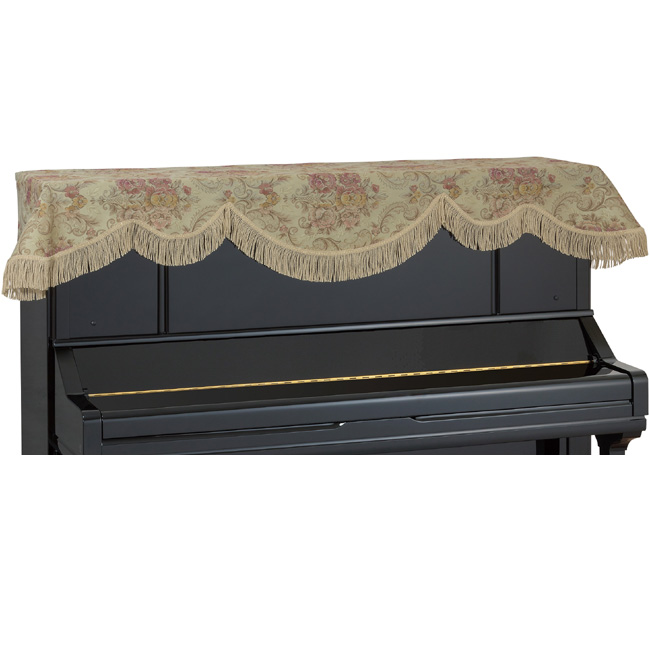 アップライトピアノ用 トップカバー 「ロザリオ」フリーサイズピアノカバー