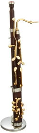 ミニチュア楽器（フィギュア）バスーン ゴールド 木製 1/6（17cm） サンライズサウンドハウス（飾り物で音は出ません）