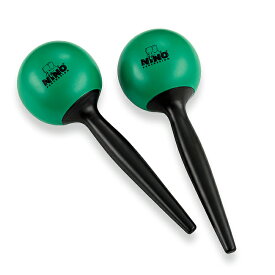 NINO(ニノ) プラスチックマラカス　緑　お子様用打楽器　NINO582GR