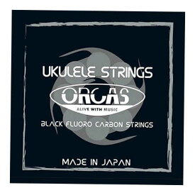 ORCAS フロロカーボン ウクレレ弦セット ソプラノウクレレ用 コンサートサイズ ミディアムゲージ（019～022） OS-MED カラー:ブラック 送料無料 郵便