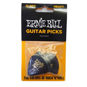 ギターピック アーニーボール ティアドロップ HEAVY 0.94mm 12枚 ミックスカラーパック アセチルニトロセルロース製 P09180