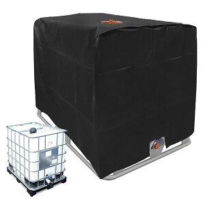 【にしはや】雨水タンク保護カバー1000L用 IBCコンテナカバー 防水カバー 屋外 防水シート 防水 防塵 UV保護 折り畳み収納