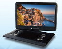 15.6インチ ポータブルブルーレイディスクプレーヤー 充電バッテリー搭載 オリジナルクロス付き