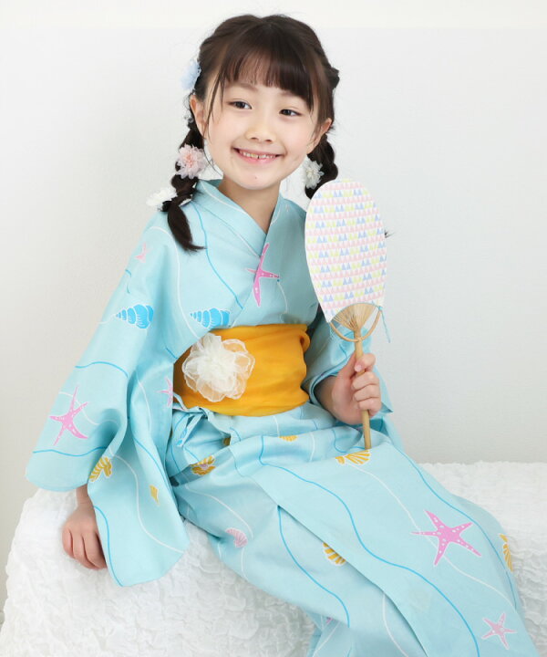 楽天市場】2024年新作 ワンピースにもなる！2WAY浴衣 キッズ 浴衣 子供  
