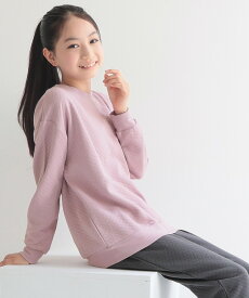 ＼MAX50％OFF！FINAL SALE／ パジャマ キッズ 長袖 薄手 女の子 男の子 140 150 160 170 綿100％ キルト 秋 冬 キルトニット かぶり 無地 ルームウェア 子供 女児 男児 小学生 中学生 修学旅行 かわいい あったか おしゃれ Genius.j 54111
