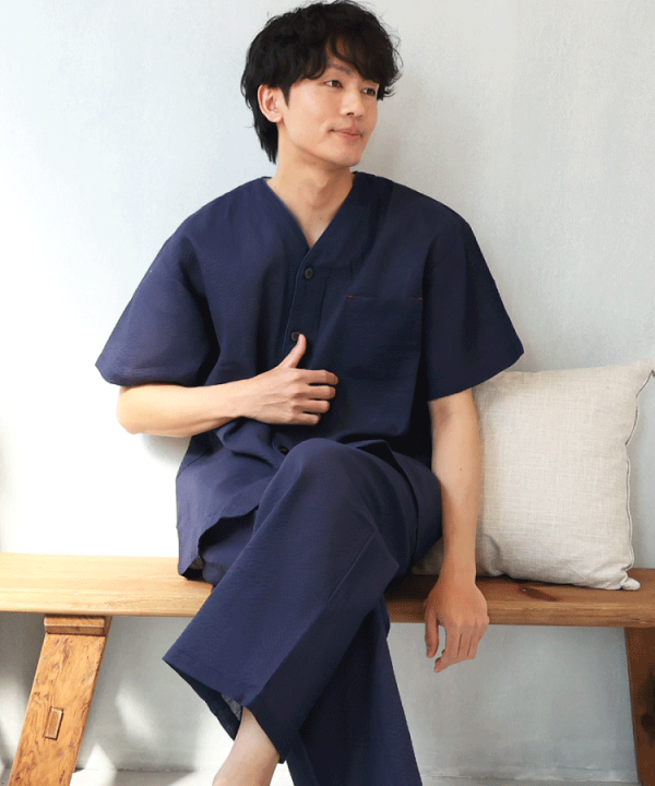 上下セット 綿麻風 夏 メンズ セットアップ Vネック パジャマ ルームウェア 大きいサイズ ゆったり 夏祭り お祭り 花火大会 薄い 通気性 無地 柔らかい カジュアル おしゃれ 部屋着 プレゼント 敬老の日 父の日 楽天市場】パジャマ メンズ 夏用 夏 半袖 綿100％ しじら織 前開き V