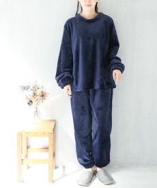 ＼期間限定価格／ 【ギフト可】パジャマ レディース 冬 着る毛布 もこもこ 長袖 あったか 暖かい 冬用 前開き かぶり ルームウェア ナイトウェア 上下セット 可愛い 無地 2wayネック 袖口 かわいい Roomsuppli M〜Lkr001 kr002 kr001all 佐川