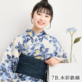 ＼25%OFFクーポンで4,580円⇒3,435円～／ 浴衣 子供 女の子 セパレート 簡単着付け 140 150 160 古典柄 ワンピース 2way キッズ ジュニア 3点セット レトロ 中学生 高校生 可愛い かわいい 線香花火 鉄線 椿 菊 百合 金魚 紫陽花 アネモネ 花柄 2026年 新作 tiw001jr 佐川